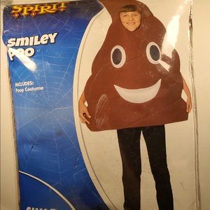 Spirit Halloween Smiley Poo Costume.
